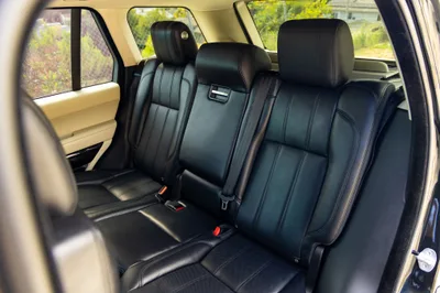 Rear seats of the 2014 Range Rover Supercharged